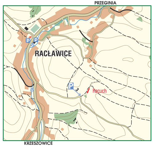 Racuch - mapa